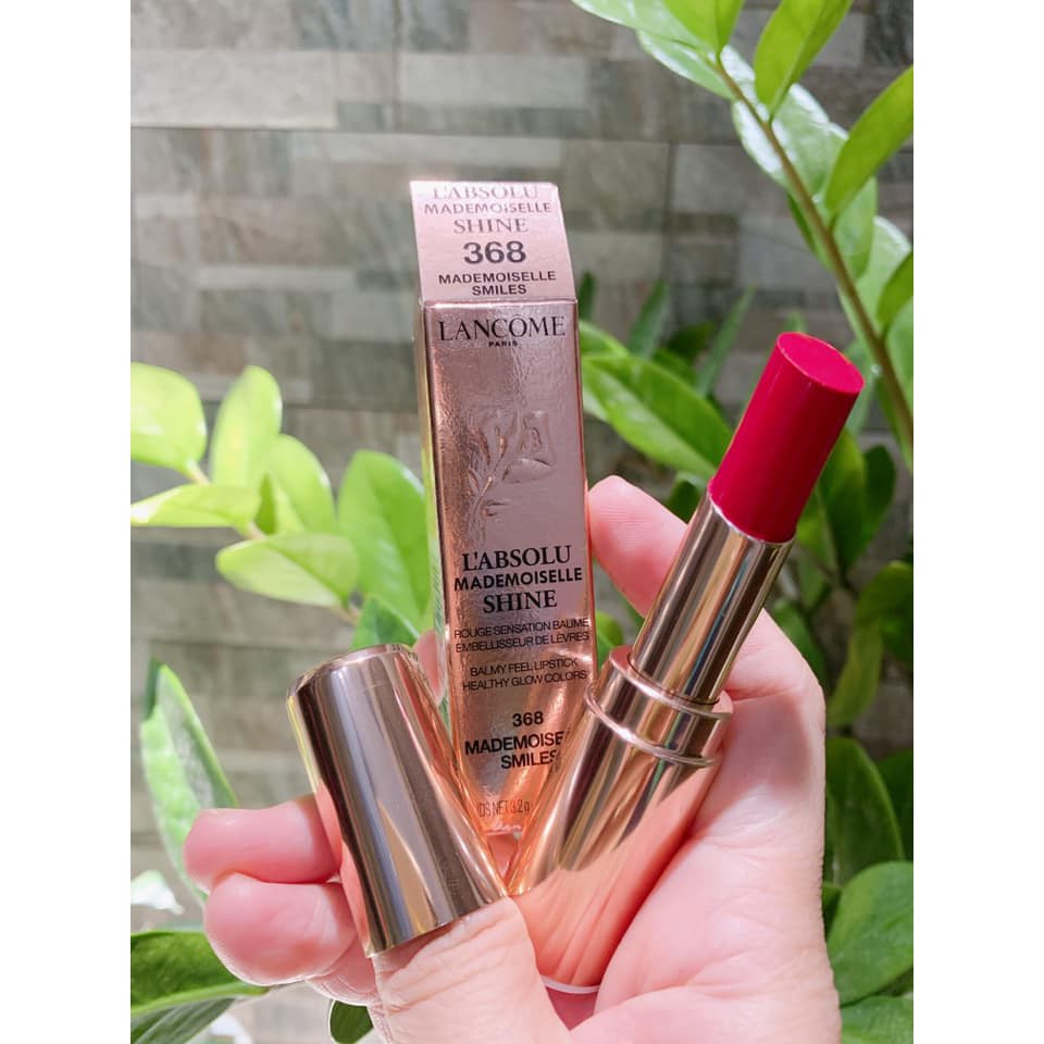 Son Lancome 368 Mademoiselle smiles màu hồng