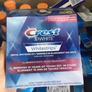 Set dán trắng răng Crest 3D Whitestrips dòng Glamorous White 
