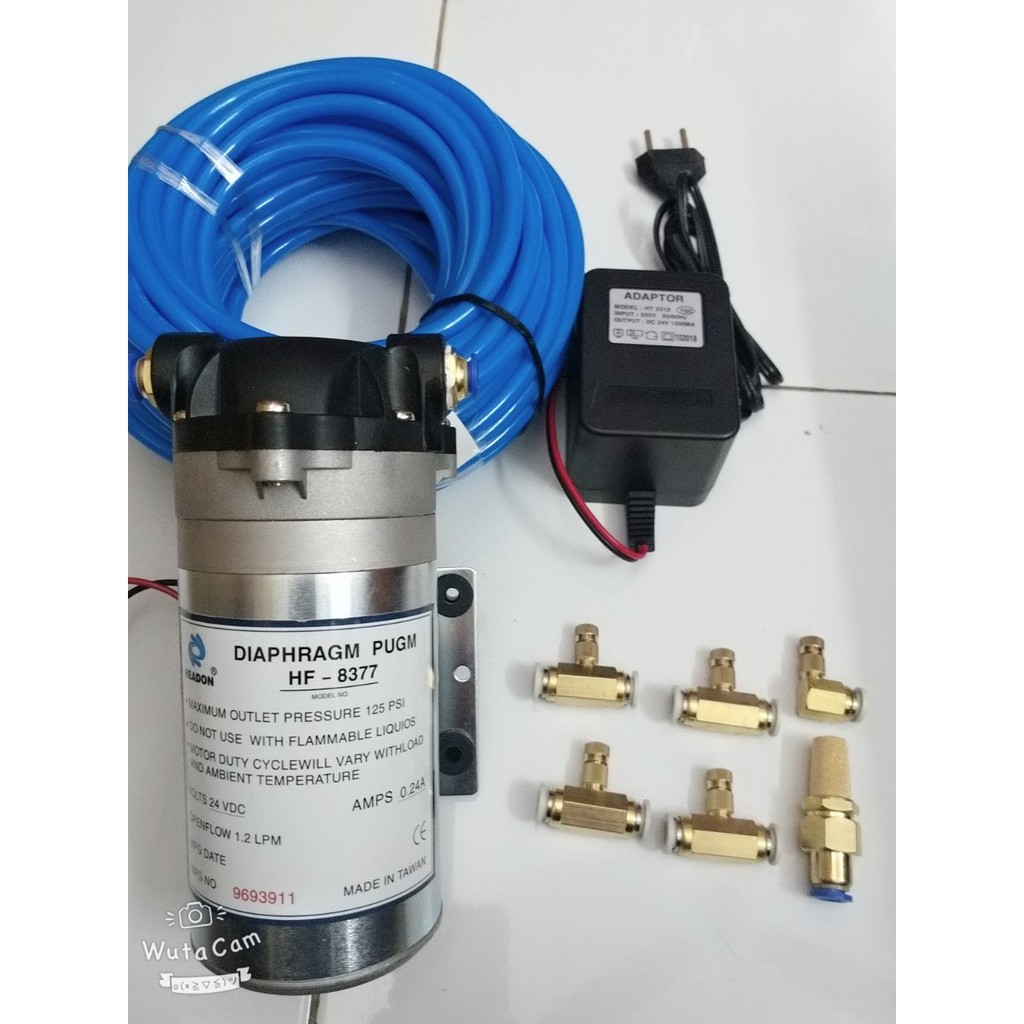 Máy phun sương làm mát 24V HENDON 8377 (Combo nguồn+lọc+5 đầu phun+15 mét dây)