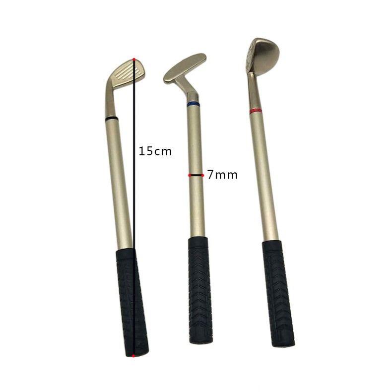 New 2021 - Quà tặng cho doanh nhân chơi golf - Bộ bút ký mini - hình bộ túi gậy để bàn sang trọng