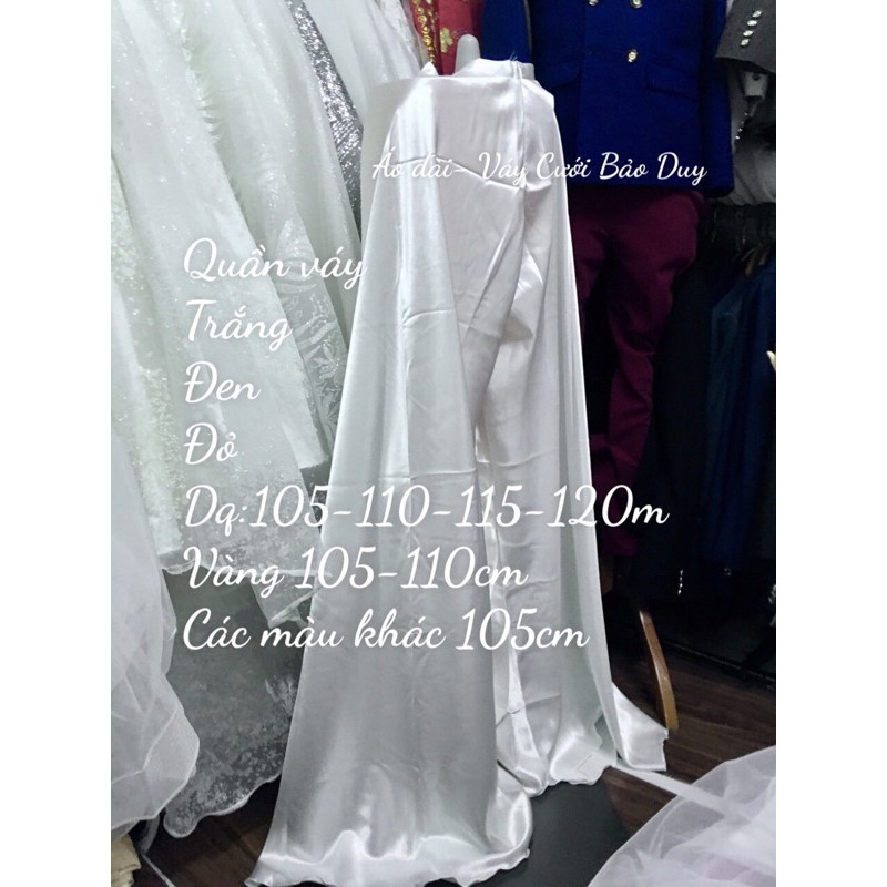 quần ống xéo 80cm, quần váy dài mặc áo dài truyền thống105-110-115-120cm (phần 1)