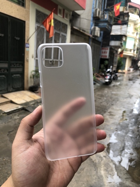 ốp lưng nhựa cứng gg pixel 4/4xl