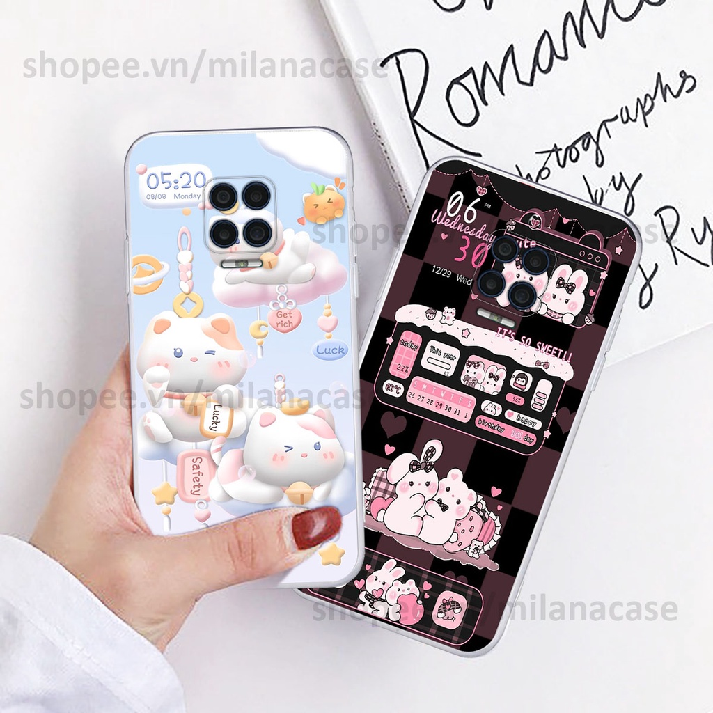 Ốp Vsmart Aris / Aris Pro hình đồng hồ icon gấu mèo cute cực dễ thương ngộ nghĩnh