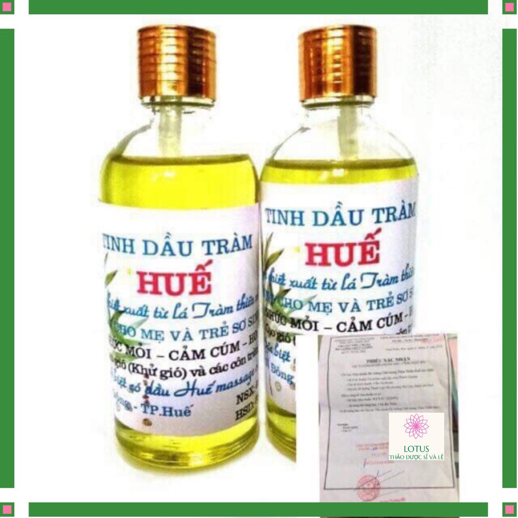 Combo 2 Lọ dầu tràm Tròn 100ml có chứng nhận