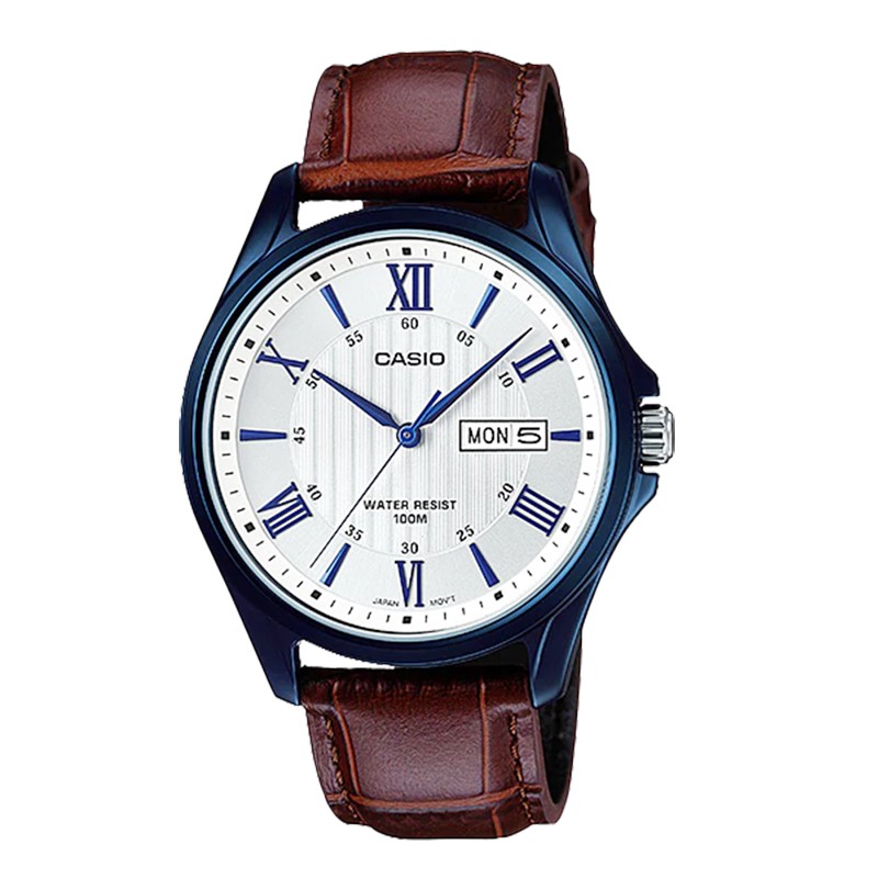 Đồng hồ nam casio MTP-1384BUL-5AVDF dây da