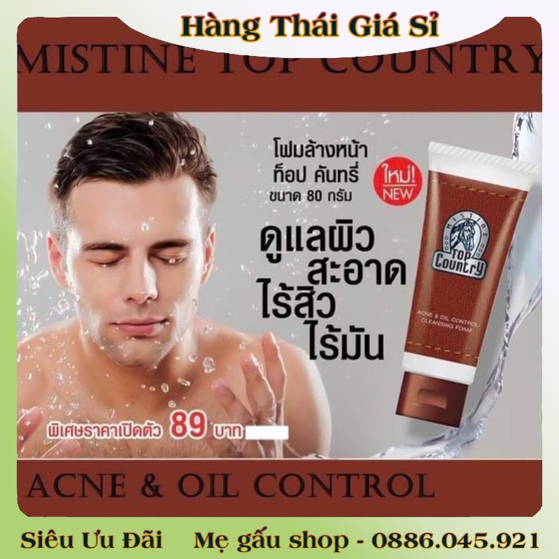 Combo sữa tắm, xà bông, sữa rửa mặt, lăn khử mùi, phấn thơm và nước hoa Top Country - Hàng Nội Địa Thái Lan