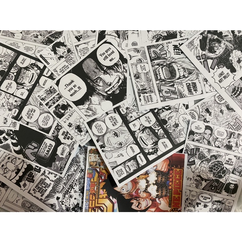 COMBO 50 TỜ có keo dán MANGA WALL