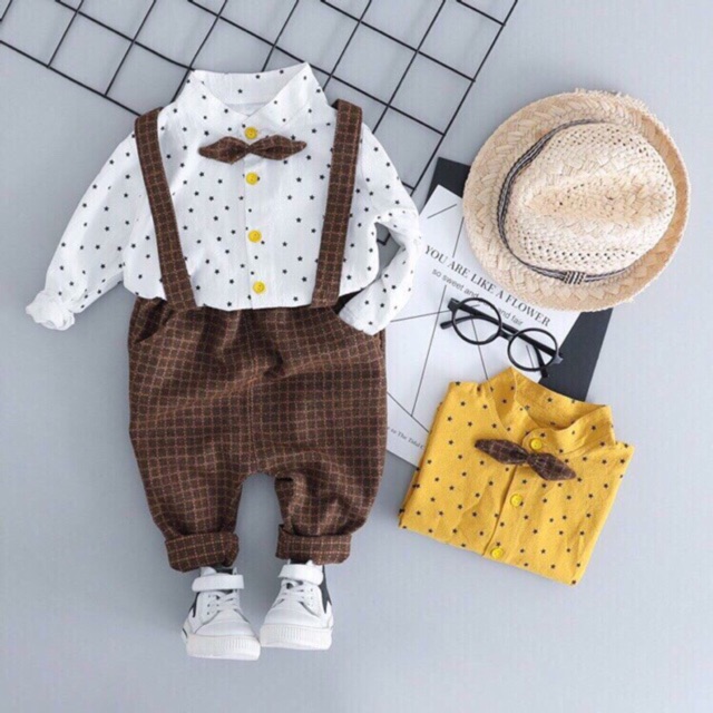 Set yếm bé trai