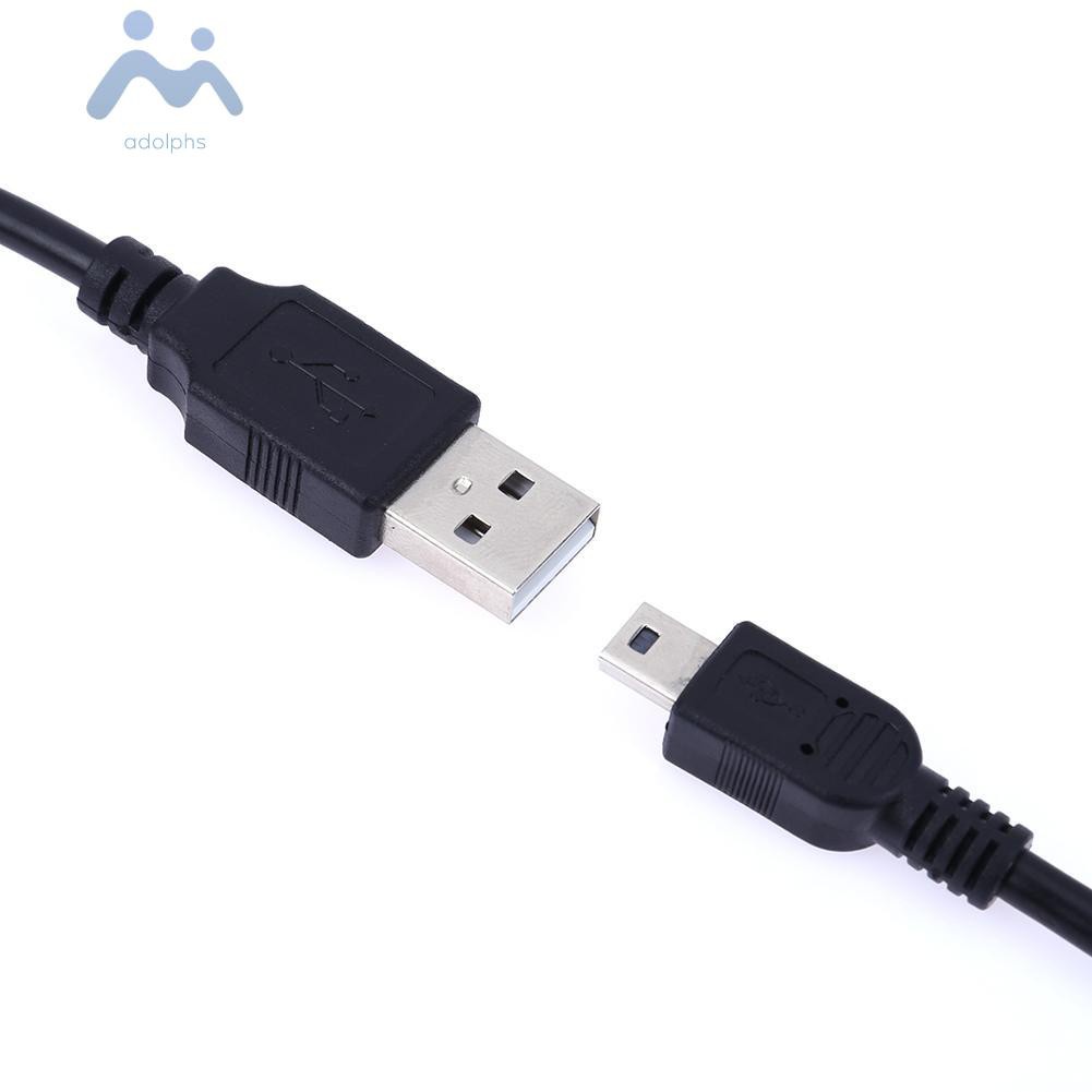 adolphs 10ft 3m USB 2.0 A Male to MINI B 5Pin Male M/M Data Cable PC MP3