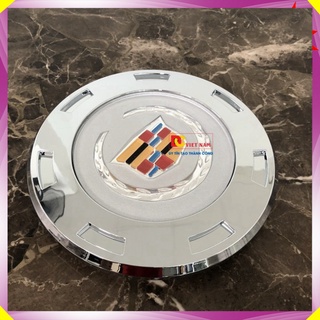 01 Logo chụp mâm, ốp lazang bánh xe ô tô Cadillac Escalade 2007-2014 K002 (HÀNG LOẠI 1)