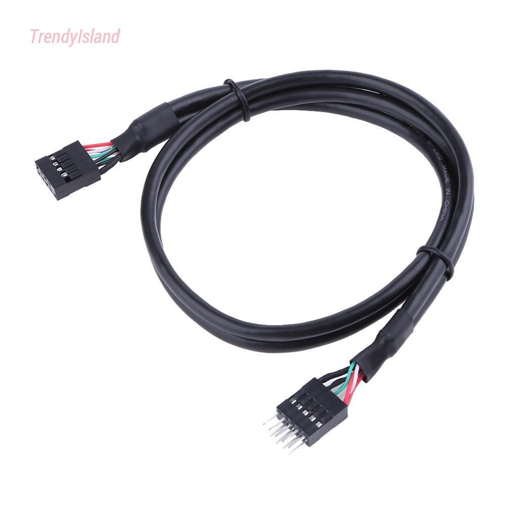 Dây Cáp Nối Dài 50cm Usb 2.0 9 Pin Male Sang 9 Pin Female