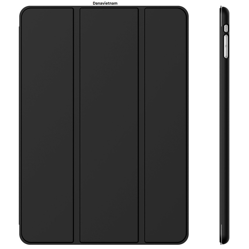 Bao da smart cover dành cho iPad New 2017/iPad Pro 9.7''/iPad Air/Air 2/Mini123/Mini4/ iPad 234 (đen) tặng bút cảm ứng | BigBuy360 - bigbuy360.vn