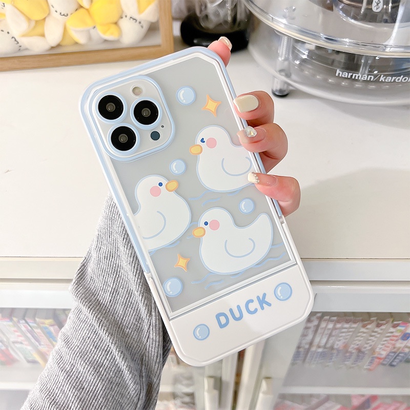 Ốp Điện Thoại Kèm Giá Đỡ Tàng Hình Phong Cách Mới Cho iphone13Promax 12Pro 11 / 6 / 7 / 8 / PLUS