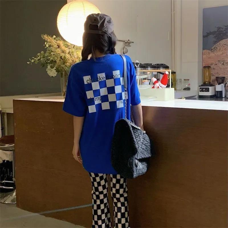 NRVP Áo Thun 100% Cotton Dáng Rộng Thời Trang Hàn Quốc Cho Nữ