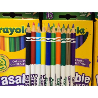 [XẢ KHO] Bộ 10 bút chì màu vỏ gỗ Crayola