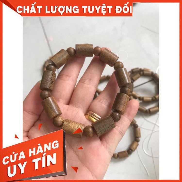 Vòng Tay Trầm Hương Đốt Trúc 100% Trầm tự nhiên giữ mùi hương vĩnh viễn