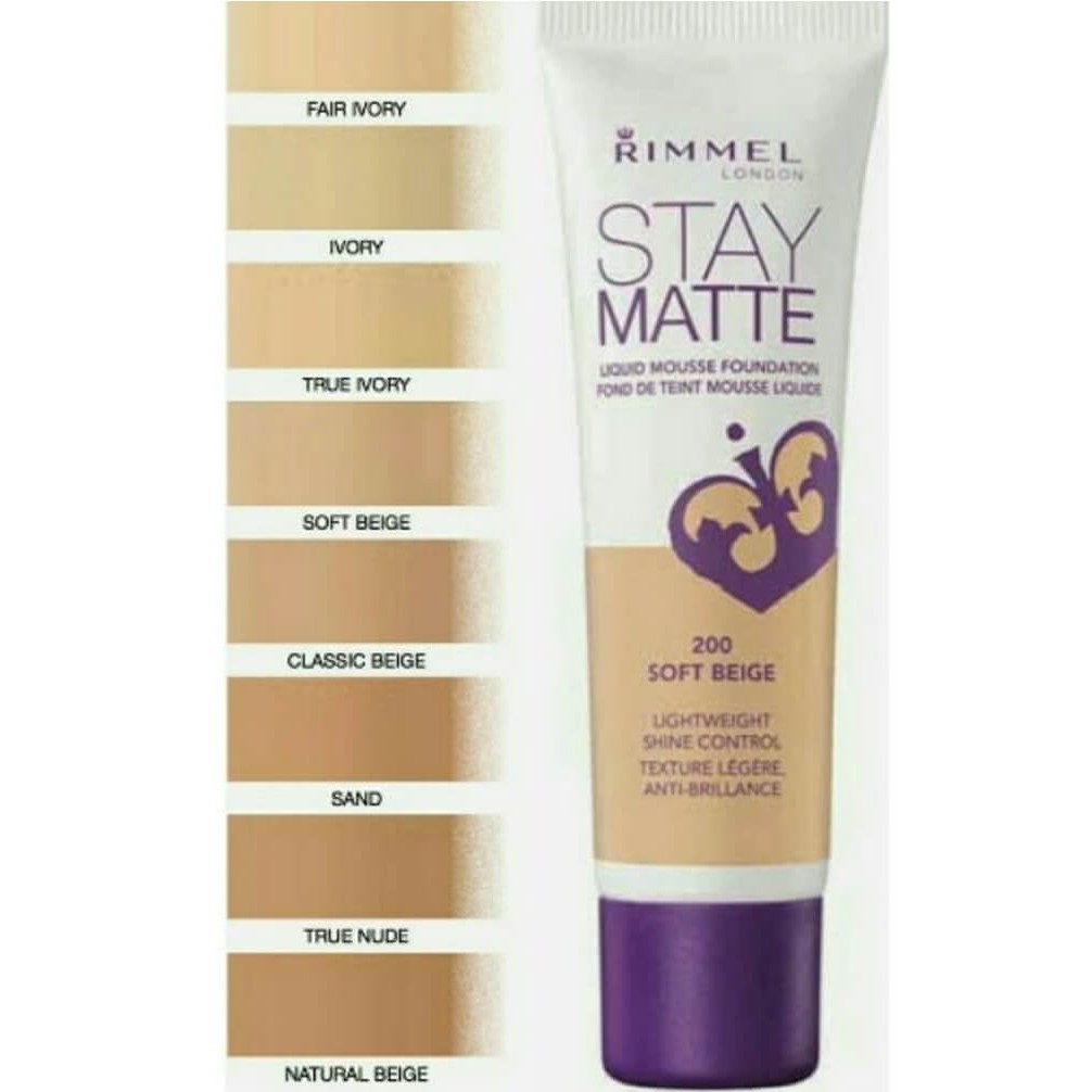 Kem nền Rimmel Stay Matte Liquid