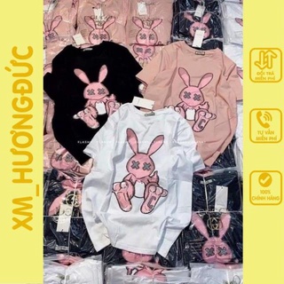 Áo phông unisex tay lỡ form rộng thỏ habit