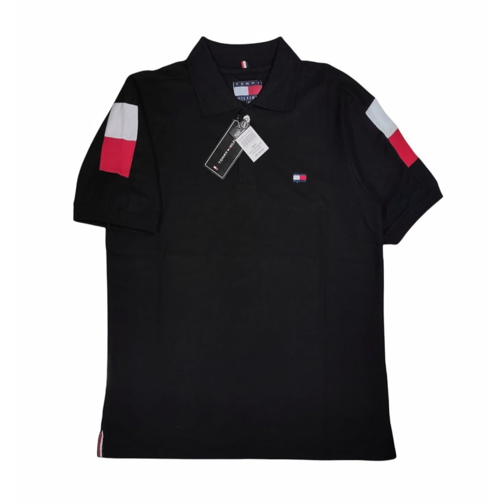 Áo Thun Polo Tommy Polo Có Cổ & Nhãn Hiệu