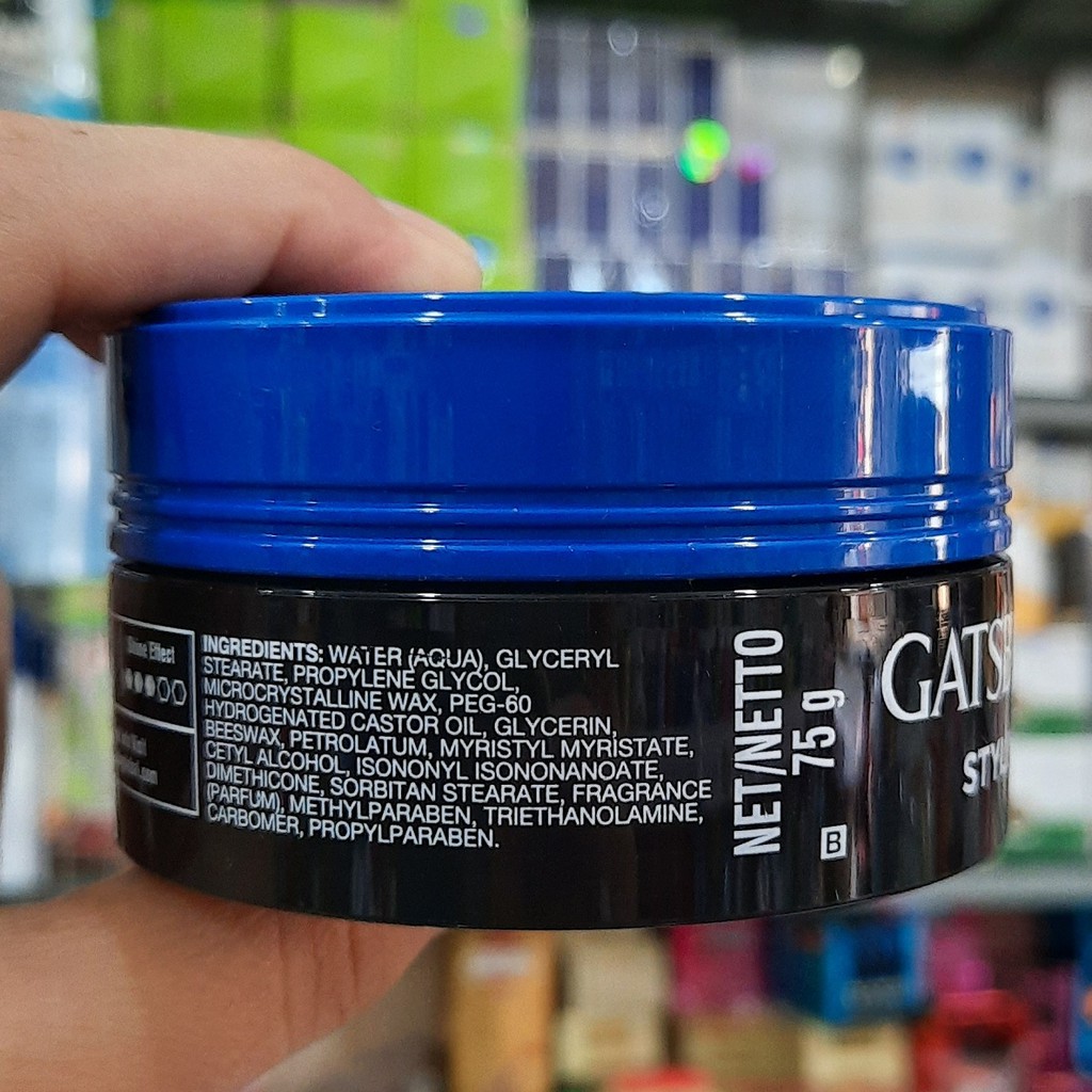 Sáp vuốt tóc GATSBY WAX xanh dương 75g