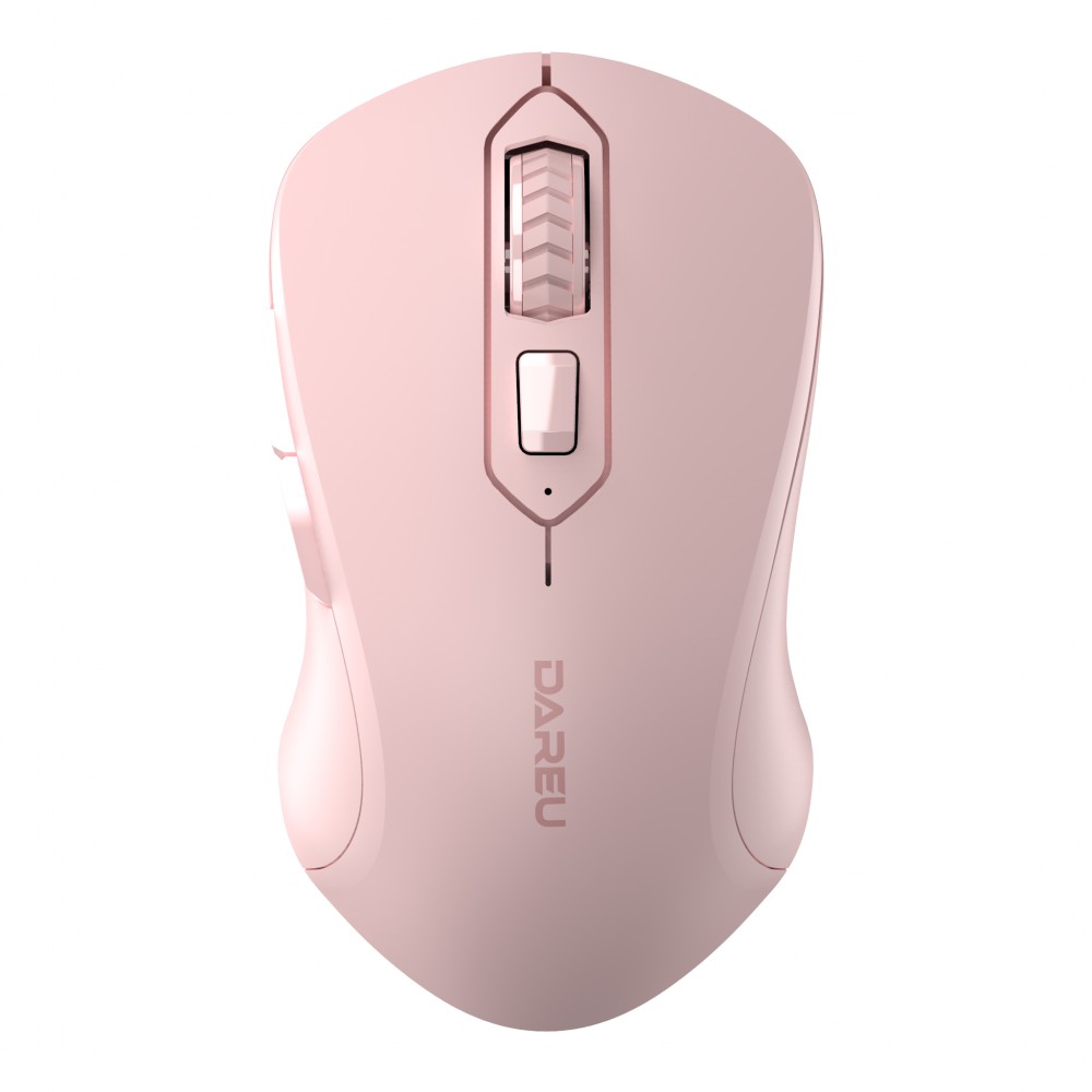 Chuột không dây DAREU LM115G Pink chính hãng Mai Hoàng BH 24 Tháng