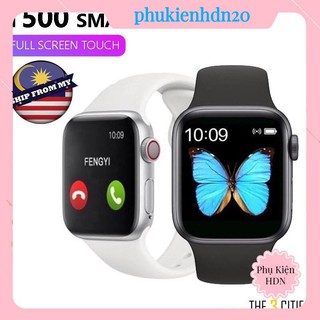 Đồng hồ thông minh t500 seri5 thay được dây kết nối bluetooth đo nhịp tim, nhắn tin, đàm thoại - audio365
