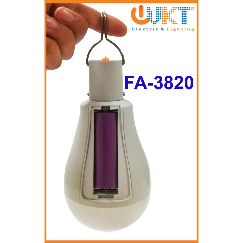 Bóng đèn tích điện - kiểu hiện đại VKT-FA-3820