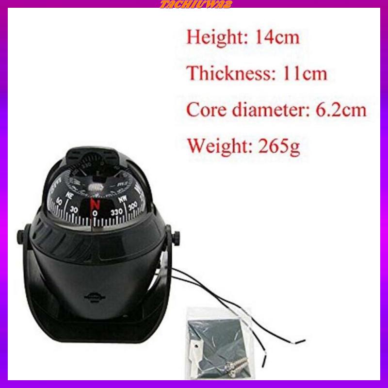 La bàn điện tử có đèn LED cho xe hơi/ tàu thuyền
