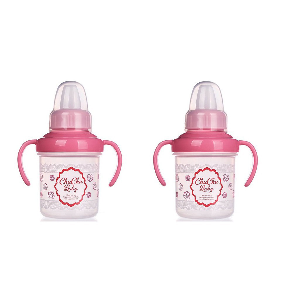 [Xả kho ]Bình uống nước có núm Chuchu 200ml