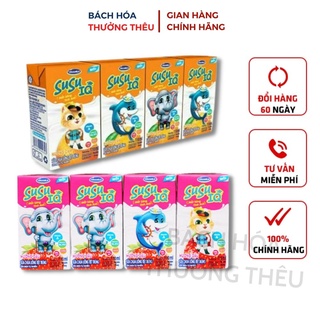 Sữa chua uống Susu IQ cam/ dâu vỉ 4 hộp x 110ml