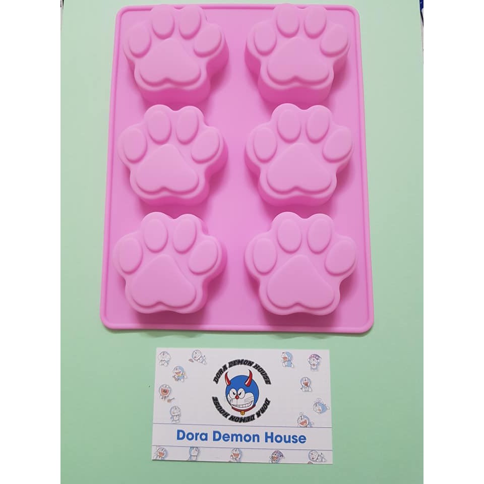 Khuôn silicon hình Doraemon, Kitty, tay mèo
