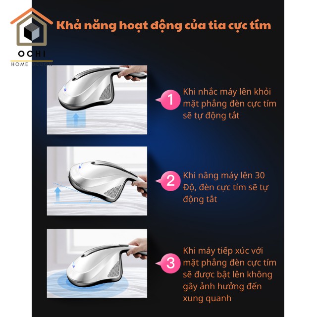 [SALE SỐC] Máy Hút Bụi Khử Khuẩn, Vệ Sinh Giường Nệm Cầm Tay MIUI Diệt Khuẩn Bằng Tia UV