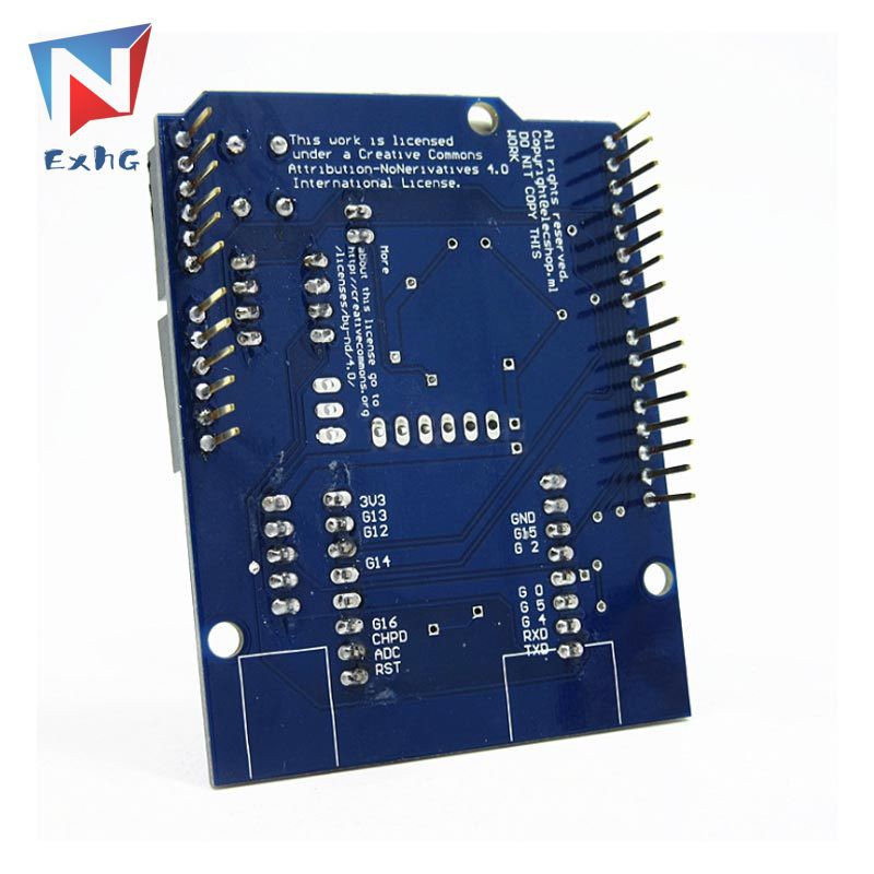 ExhG❤❤❤High quality ESP8266 UART WIFI Wireless Shield Development Board ESP-12E Circuits Boards Modules For Arduino UNO