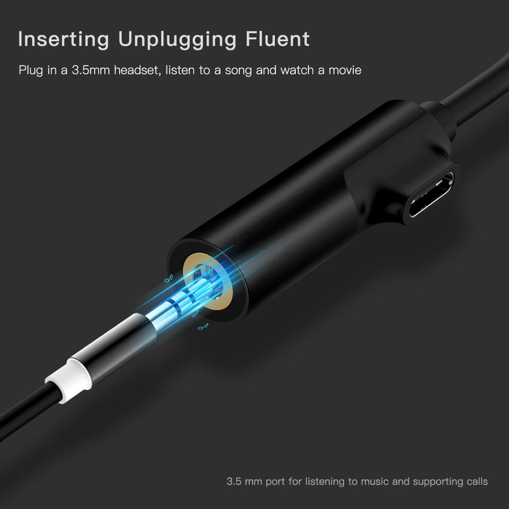 Cáp Chuyển Đổi Cổng USB C Sang Cổng Âm Thanh 3.5mm Type C 3.5mm Chuyên Dụng