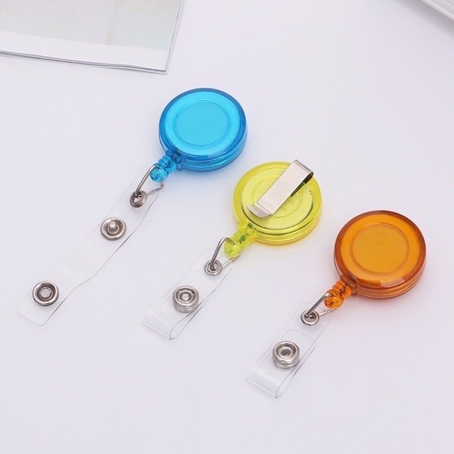 Yoyo Có Logo Mặt Cười - Dây Rút Yoyo Mặt Cười - Dùng Kết Hợp Bao Đựng Thẻ Nhân Viên, Thẻ Sinh Viên, Thẻ Gửi Xe