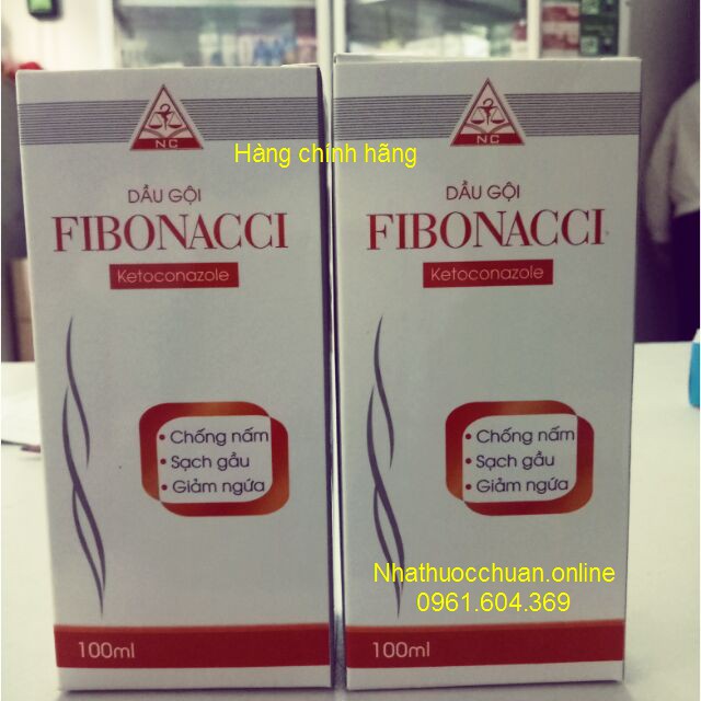 Dầu gội Fibonacci 100ml - trị gàu ,nấm giảm ngứa