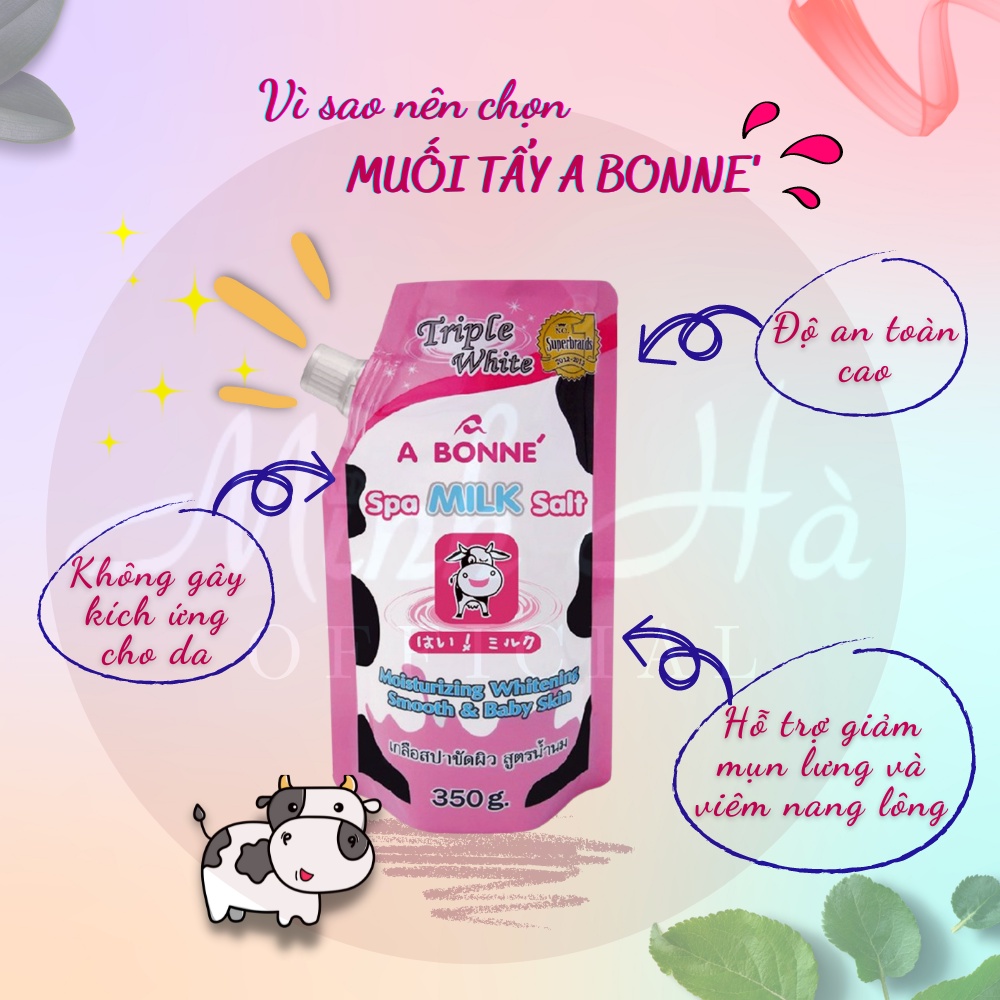 Muối tắm sữa bò tẩy tế bào chết A Bonne Spa Thái Lan 350g - Minh Hà Official