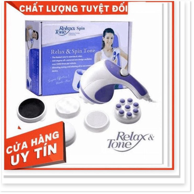 SỐC SALE MÁY ĐÁNH TAN MỠ BỤNG CẦM TAY RELAX &SPIN TONE