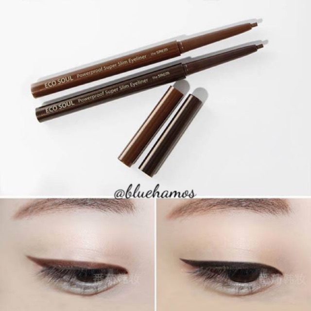 Chì kẻ mắt The Saem Eco soul Super slim eyeliner