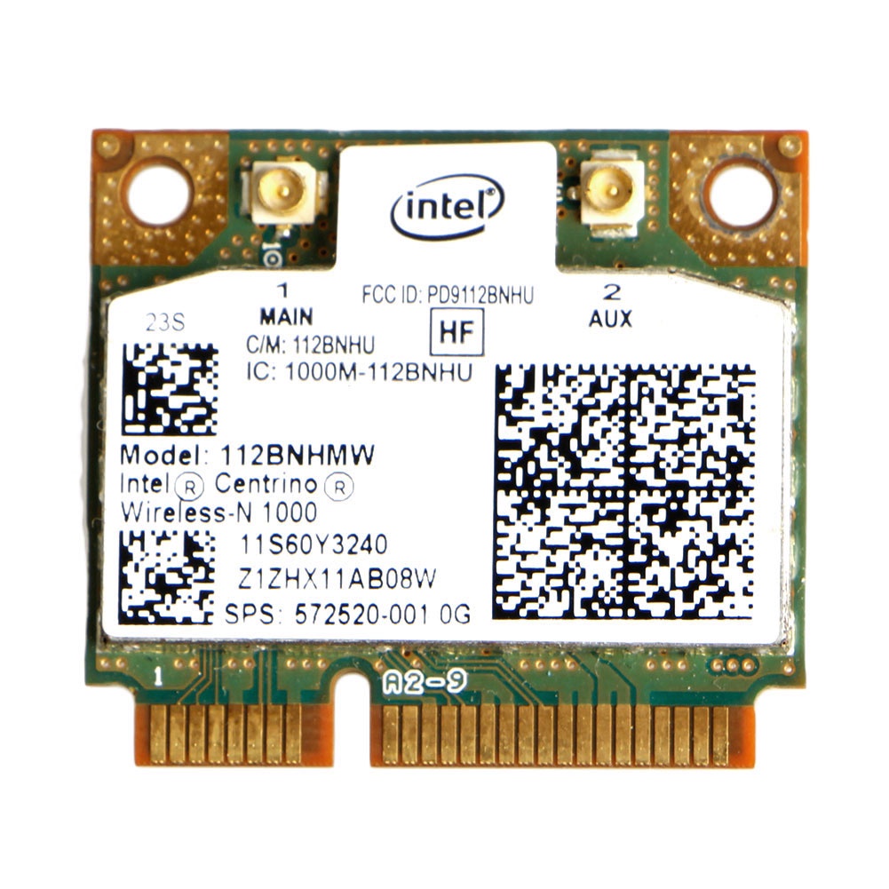 Rx Card Wifi Không Dây Intel Centrino 1000 802.11 B / G / N 112bnhmw Half Mini Pci-E Thẻ | BigBuy360 - bigbuy360.vn