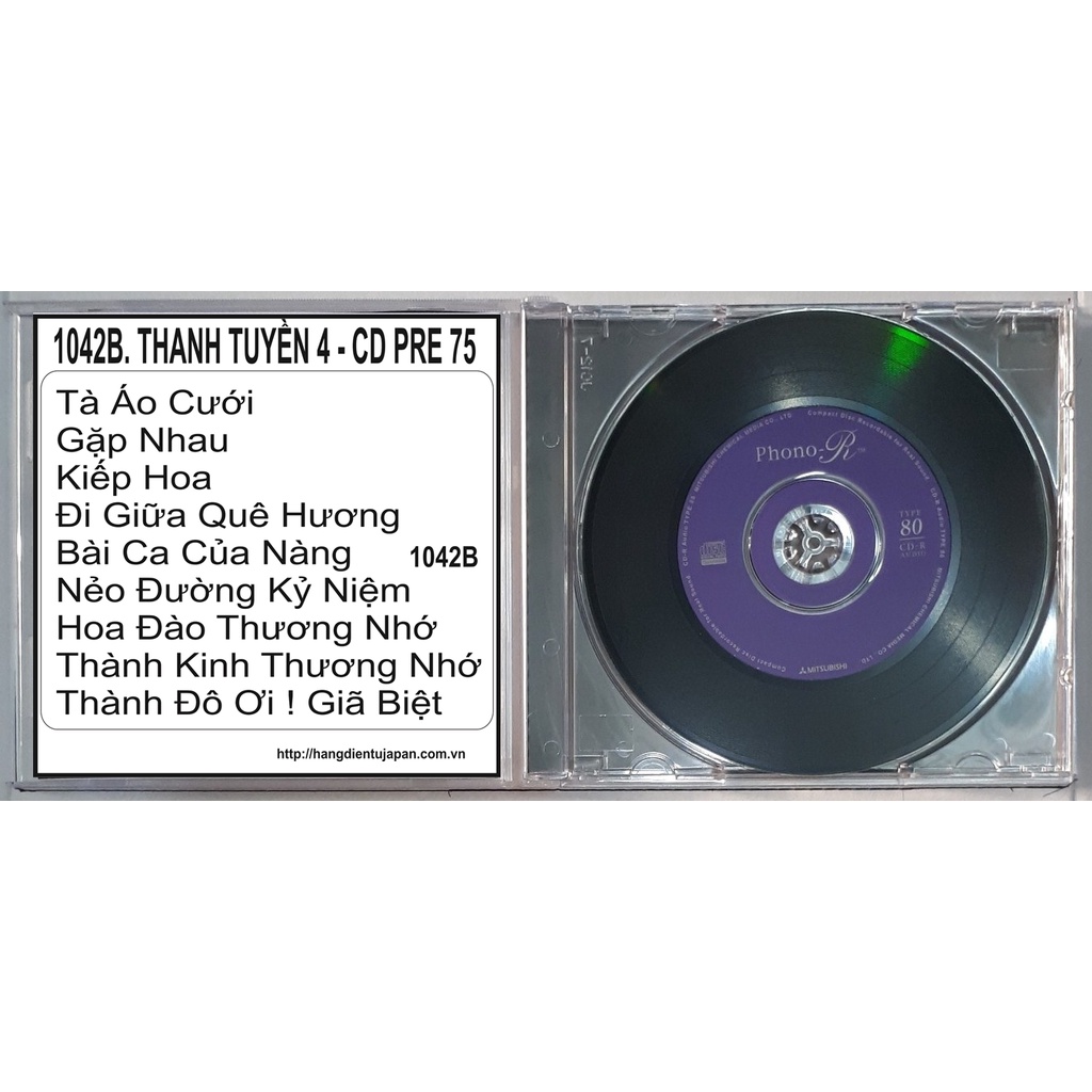 BỘ 3 CD THANH TUYỀN - CD PRE 75 ( 1041A - 1042B )