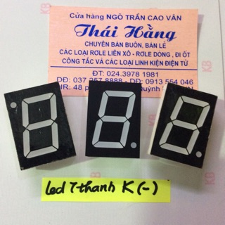 Led 7 thanh 4 x2.8 cm k giá 5 chiếc