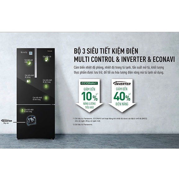 Tủ lạnh Panasonic Inverter 380 lít NR-BX421WGKV - ĐIỆN MÁY TỒN KHO