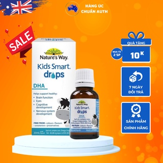 Dha úc dạng giọt cho bé nature's way kids smart drops dha 20ml