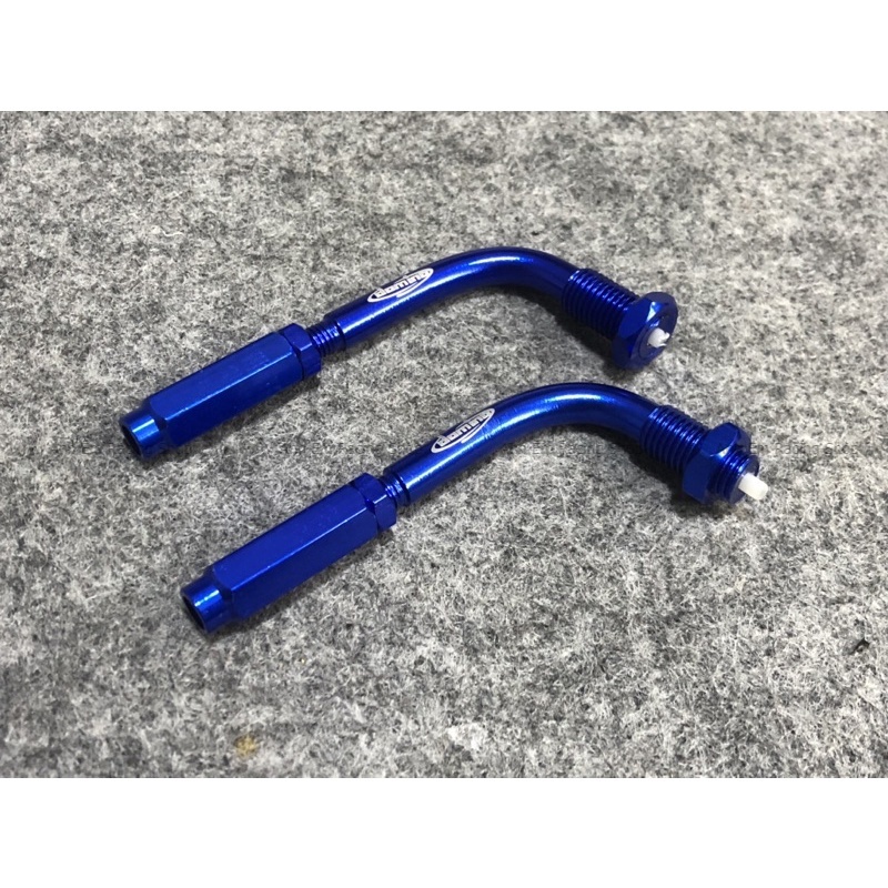 Bộ 2 Co Ga Nhôm Gắn Xe Máy Màu Xanh Dương