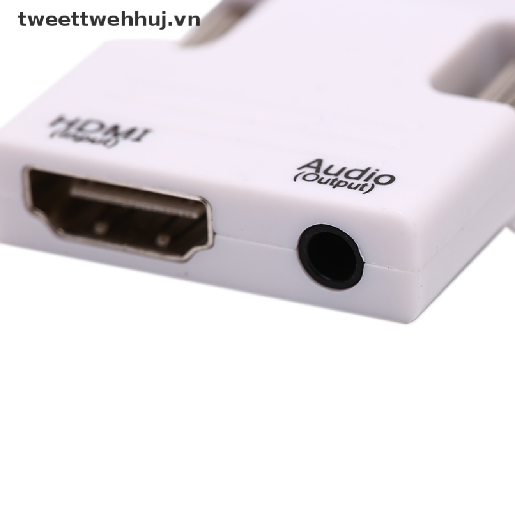 Đầu Chuyển Đổi VGA Sang HDMI Full HD 1080P Cho Máy Tính