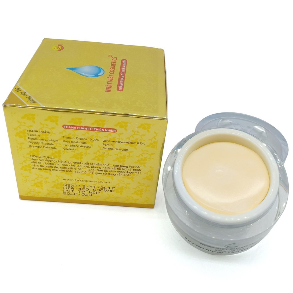 Kem ngừa tàn nhang - Làm mờ nám sạm Sắc Nét Ngọc Khang 35g (vàng)