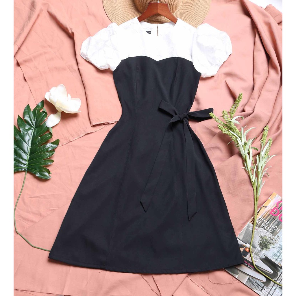 [Mã FAGREEN245 giảm 10% tối đa 30K đơn 99K] Đầm đen mềm mát che bụng mỡ | BigBuy360 - bigbuy360.vn