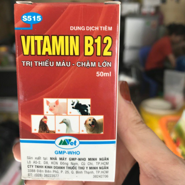 Vitamin B12 cho lan, cây cảnh 50ml Tái tạo tế bào mới,Giải Độc cho cây
