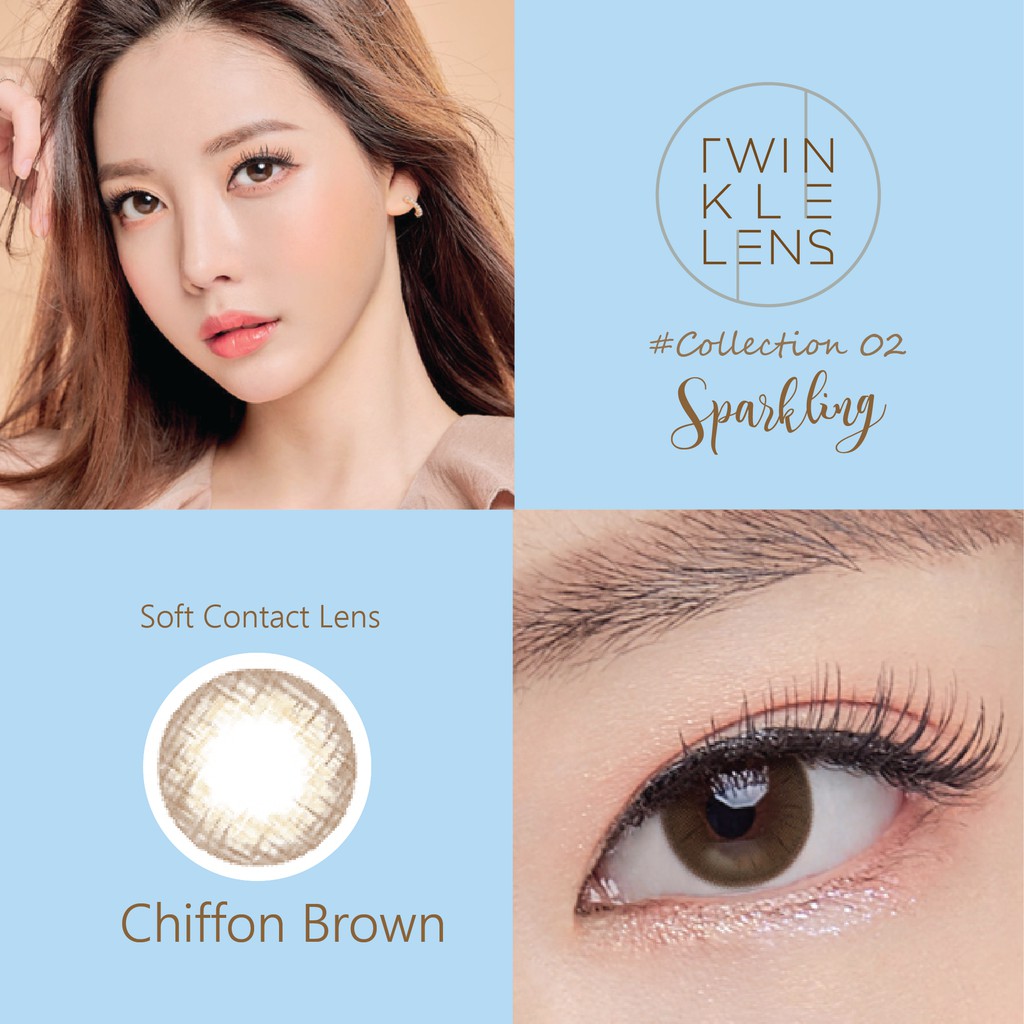 Kính áp tròng/Lens Chiffone Brown